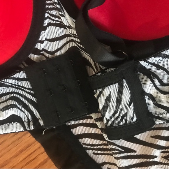 Sexy Apron Lingerie - zebra print - bra - Picture 5 of 6